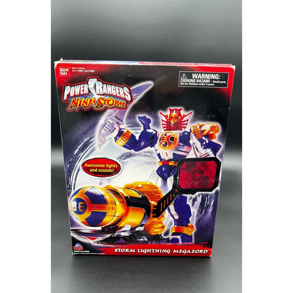 Bandai Power Rangers Ninja Storm Storm Lightning Megazord 10486 Lights Sounds